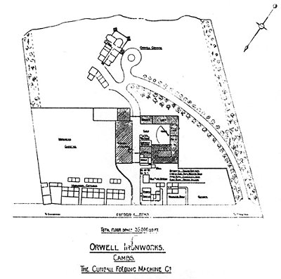 1908 Plan of the Orwell Ironworks, New Orwell 1908 Plan of the Orwell Ironworks, New Orwell