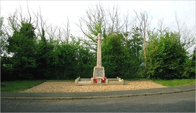 The Wimpole and Arrington War Memorial photographed in 2011