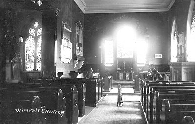 Wimpole Parish Church c1905 Wimpole Parish Church c1905
